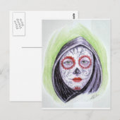 Carte Postale Crâne à sucre (Devant / Derrière)