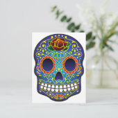 Carte Postale Crâne à sucre (Debout devant)