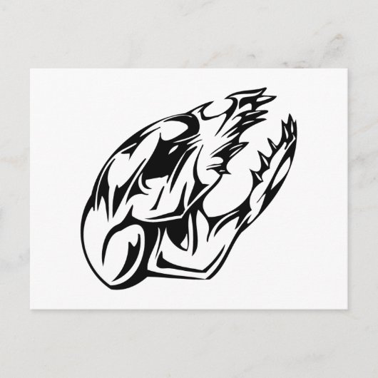 Carte Postale Crâne animal (Devant)