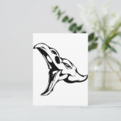 Carte Postale Crâne animal (Debout devant)