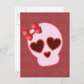 Carte Postale Crâne Batgirl avec cou (Devant / Derrière)