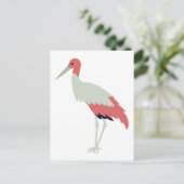 Carte Postale Crane Bird (Debout devant)