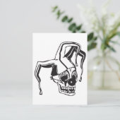 Carte Postale Crâne clown (Debout devant)