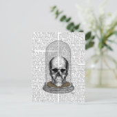 Carte Postale Crâne dans Bell Jar 2 (Debout devant)