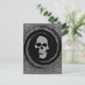 Carte Postale Crâne dans un vide (Debout devant)