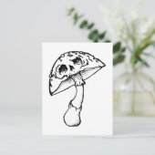 Carte Postale crâne de champignon (Debout devant)