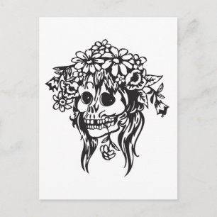 Carte Postale Crâne de mariée
