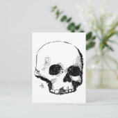 Carte Postale crâne de spoopy (Debout devant)