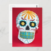 Carte Postale Crâne de Sucre (Devant / Derrière)