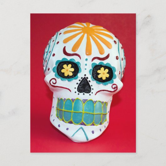 Carte Postale Crâne de Sucre (Devant)