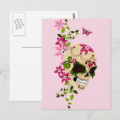 Carte Postale Crâne de sucre [Día de Muertos] (Devant / Derrière)