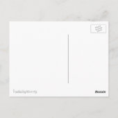 Carte Postale Crâne de sucre Frenchie - Vert (Dos)