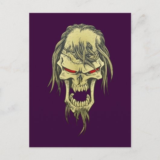 Carte Postale Crâne démon (Devant)