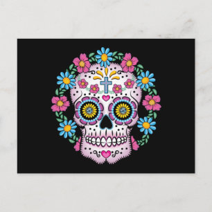Carte Postale Crâne Dia de los Muertos