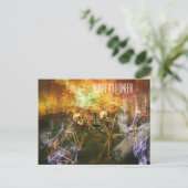 Carte Postale Crâne effrayant d'Halloween (Debout devant)