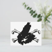 Carte Postale Crâne et Cap-Breton (Debout devant)