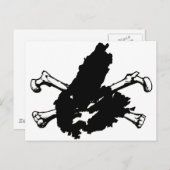 Carte Postale Crâne et Cap-Breton (Devant / Derrière)