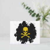 Carte Postale Crâne et os croisés (Debout devant)