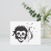 Carte Postale crâne fumant (Debout devant)