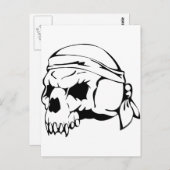 Carte Postale Crâne humain 152 (Devant / Derrière)