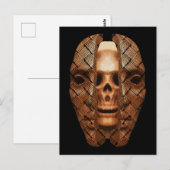 Carte Postale Crâne intérieur : dévoiler la complexité intérieur (Devant / Derrière)