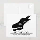 Carte Postale Crâne Stygimoloch (Devant / Derrière)