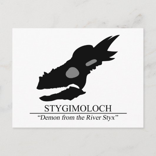Carte Postale Crâne Stygimoloch (Devant)