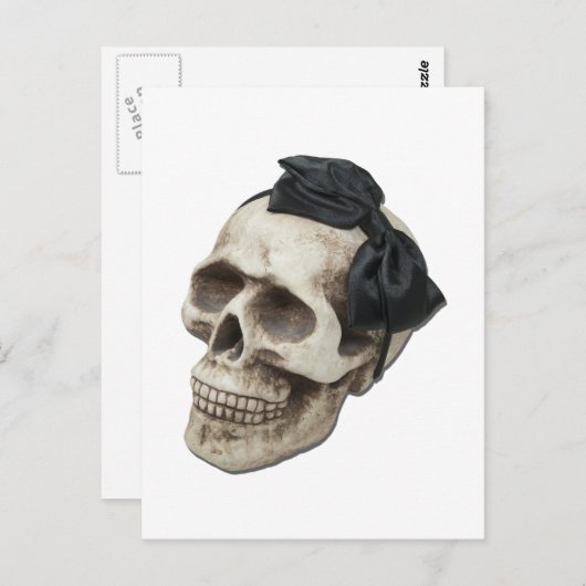 Carte Postale CrâneFille122111 (Devant / Derrière)