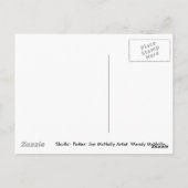 Carte Postale Crânes (Dos)