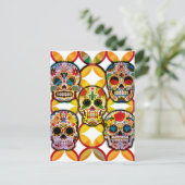 Carte Postale Crânes à sucre (Debout devant)