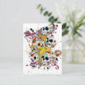 Carte Postale Crânes à sucre (Debout devant)