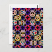 Carte Postale Crânes à sucre (Devant / Derrière)