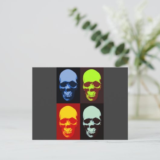 Carte Postale Crânes Crâne (Debout devant)