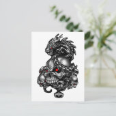 Carte Postale Crânes de dragon (Debout devant)