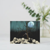 Carte Postale Crânes d'Halloween (Debout devant)