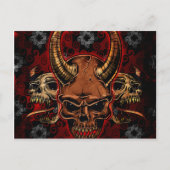 Carte Postale Crânes maléfiques (Devant)