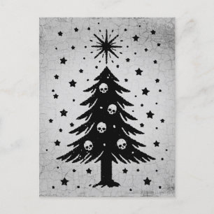 Carte Postale Crânes Pour Arbre De Noël