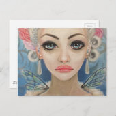 Carte Postale Cranky Fairy Art original (Devant / Derrière)