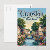 Carte Postale Cranston, Rhode Island (Devant / Derrière)