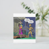 Carte Postale Crash Test Hippie Funny (Debout devant)