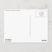 Carte postale "Craspedia" de peinture (Dos)