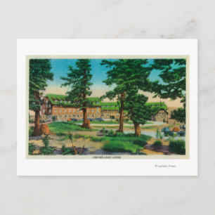 Carte Postale Crater Lake Lodge et Old Pines Crater Lake, OU
