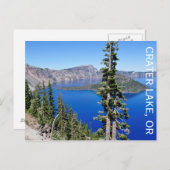 Carte Postale Crater Lake, Oregon (Devant / Derrière)