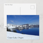 Carte Postale Crater Lake, Oregon (Devant / Derrière)