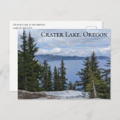 Carte Postale Crater Lake, Oregon (Devant / Derrière)