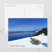 Carte Postale Crater Lake, Oregon (Devant / Derrière)