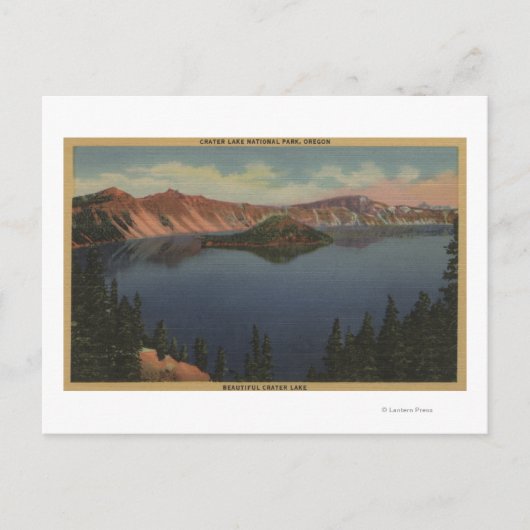 Carte Postale Crater Lake, Oregon - Wizard Island View #2 (Devant)