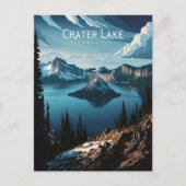 Carte Postale Crater Lakes Majestic Island Vue (Devant)