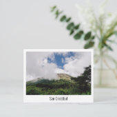 Carte Postale Cratère de San Cristóbal au Nicaragua (Debout devant)