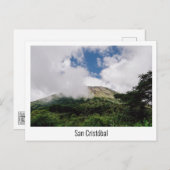 Carte Postale Cratère de San Cristóbal au Nicaragua (Devant / Derrière)